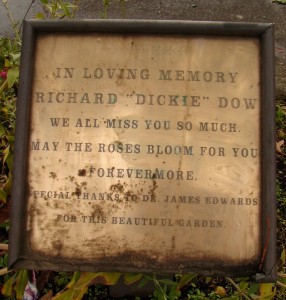 Memorial for Dickie Dow