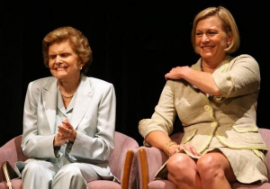 Betty Ford, left, and daughter Susan Ford Bales.