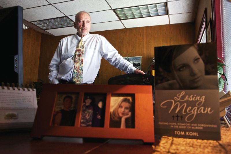 Drug Court Judge Tom Kohl wrote a book about grief and faith, after his daughter, Megan, a drug addict, was murdered in July 2006.