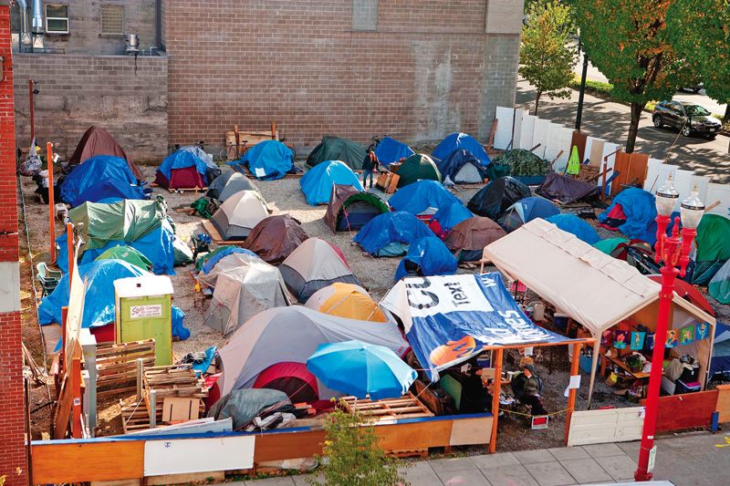 Right 2 Dream homeless camp